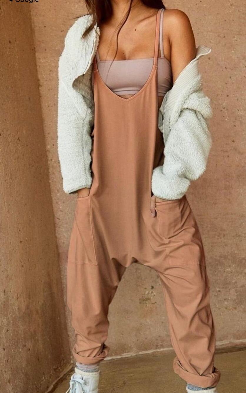 FP Movement Hot Shot Onesie by Free People tan